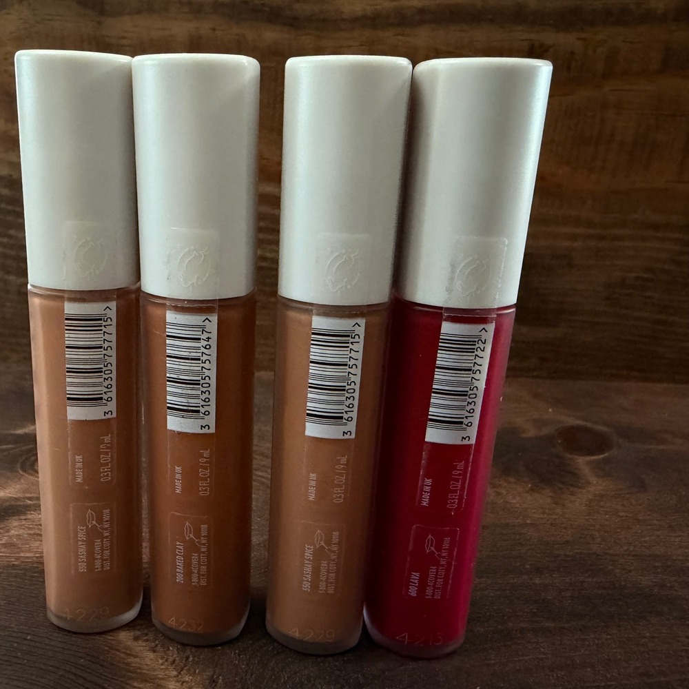 (4)Covergirl Outlast Forever Velvet Pigment Lip Color Sashay Spice Clay Lava New - Picture 3 of 6